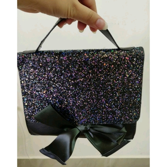 HP - Bow Tie Glittering Sparkle Mini Purse Bag - Picture 4 of 8